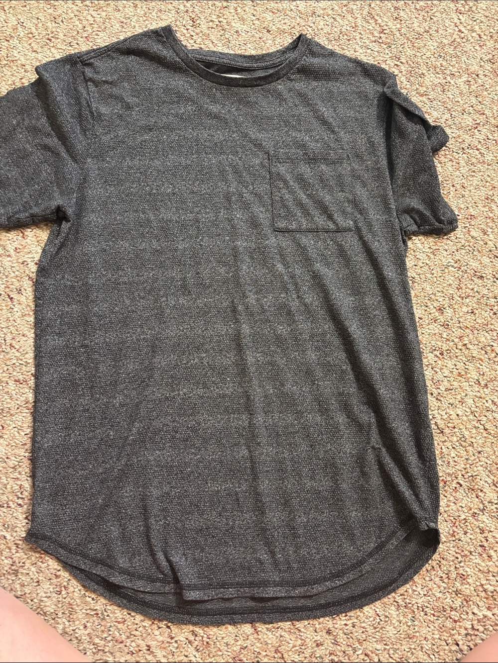 on the byas Charcoal Short-Sleeve Pocket Tee